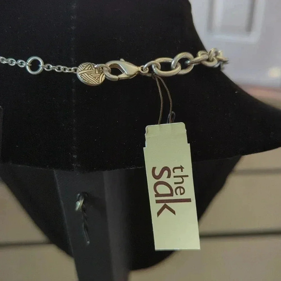 THE Sak women's silver black necklace - Picture 3 of 6